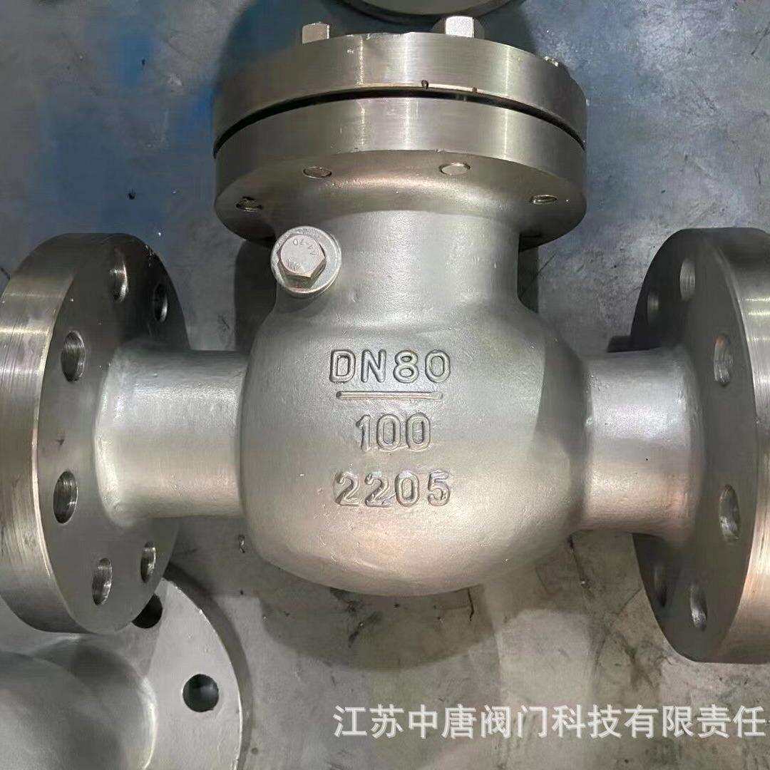 H44Y-100V高压双相钢2205止回阀 高压2205单向阀 双相钢逆止阀