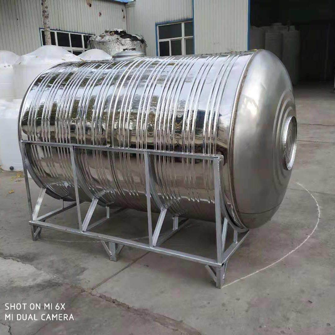 河北储水罐不锈钢304水塔蓄水桶家用楼顶大容量水池立式卧式加厚