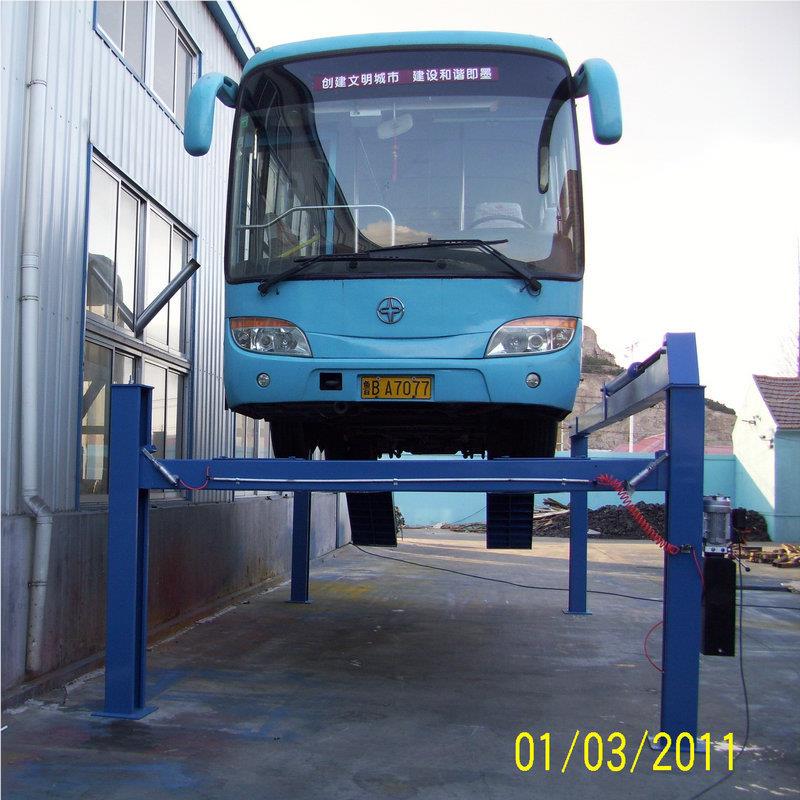 QY12-4B四柱举机汽车维修升降机停车场4店升四柱J液压升QJY12-4BS