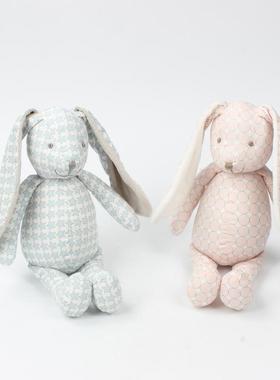 softlife粉色小兔布娃娃可爱兔子婴儿安抚玩偶兔兔公仔宝宝礼物