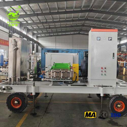 巨鲸牌工业压柱塞泵HW250HF管道疏通压泵清洗设备系统厂家