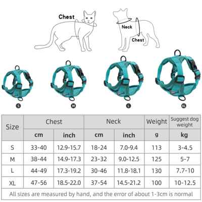 No-Pull Dog Harness and Leash Set for Small Medium Dogs Brea