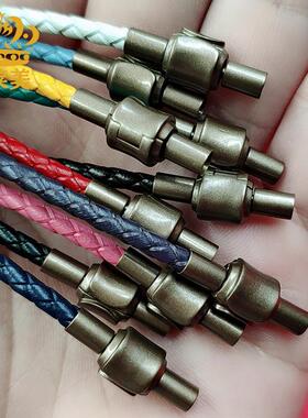 3mm周家同款皮绳可搭配3D硬金DIY饰品转运珠手编绳男女红绳配件扣