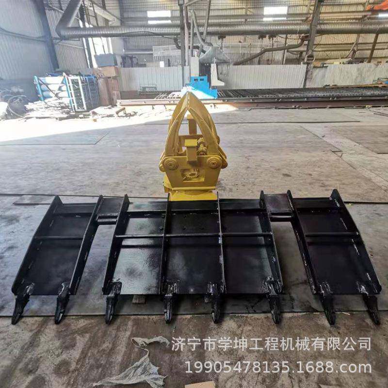 枕木机枕木搬运夹具铁路换枕机公铁两用挖机改装