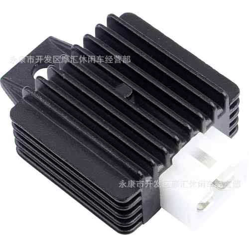 越野摩托车ATV沙滩车配件 4针12V 70-125CC全波整流器充电调压器
