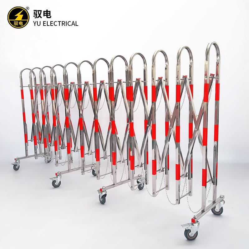 牌 不锈钢伸缩围栏 拱门式伸缩栅栏 收缩式不锈钢隔离栏 现货