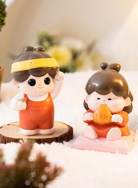 可爱治愈系小摆件少女心卧室儿童公主房装饰品办公桌摆设创意礼品