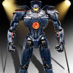 环太平洋机甲发合金危险流浪者模型复仇暴风赤红光手办儿童器玩具