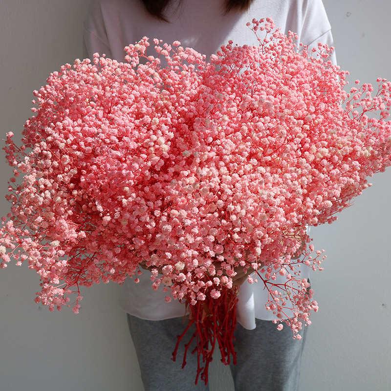 满天星永生花干花花束客厅摆设家居装饰摆件天然风干高端真花大束