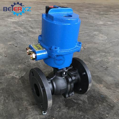 贝QMB9贝尔矿用隔爆C型电动法兰球阀Q9B4F1-40 DN40尔一体化开关