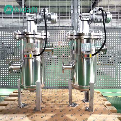 转刷式自清洗过滤器 220v小型管道自动过滤设备 密封好耐压强