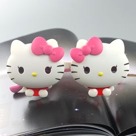 hellokitty儿童太阳镜猫蝴蝶结可爱卡通防紫外线眼镜女孩粉色墨镜