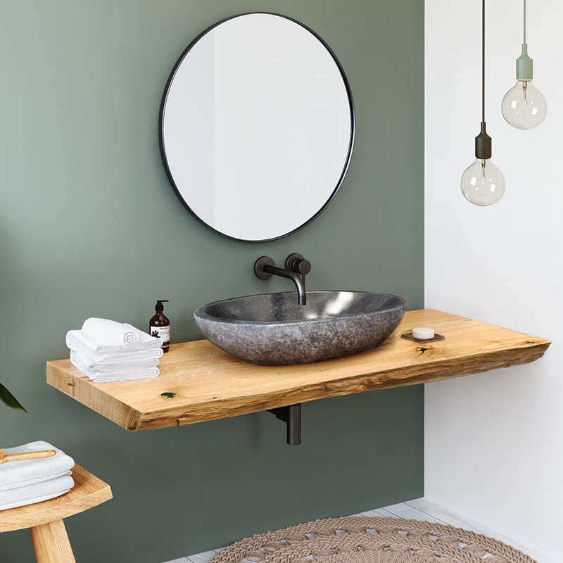 cs北欧原木浴室板洗手柜民宿侘寂风实木置物板脸洗漱台上盆镜子酒,家装主材,浴室柜,淘宝优惠券,粉丝福利购,淘宝优惠卷