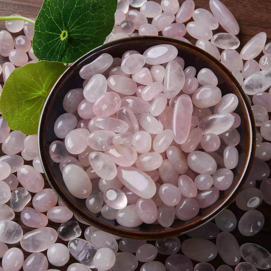 天然粉水晶鱼缸造景水培石头鹅卵石子盆栽铺面雨花石原石花盆装饰,基础建材,粗沙,淘宝优惠券,粉丝福利购,淘宝优惠卷
