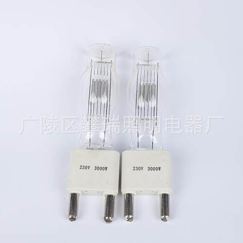 厂家供应聚光灯泡 影视灯泡船用灯泡 G38 230V3000W