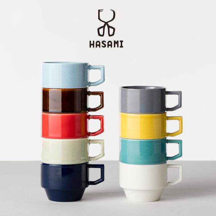 日本HASAMI Season01陶瓷可堆叠复古咖啡杯马克杯茶杯碟礼物套装