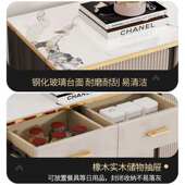 轻奢网红餐边柜超薄24cm客厅茶水柜极窄现代简约厨房餐厅酒柜碗柜