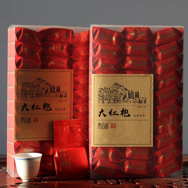 武夷山岩茶大红袍茶叶500g 福建乌龙茶浓香型霸气果香肉桂礼盒装