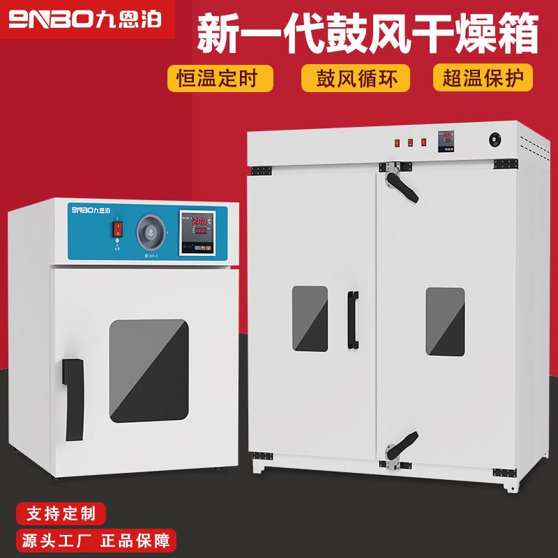 九恩泊智能电热恒温鼓风干 干燥箱小型烘箱工业烘干 干机实验室高