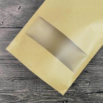Kraft tea bag self-sealing small large food packaging bag