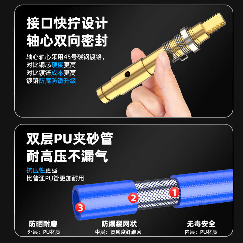 气鼓自动伸缩卷管器空压机气管汽修气泵卷线器洗车店打气软管收缩