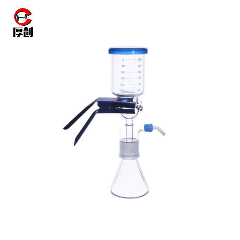 厚创砂芯过滤装置玻璃砂芯过滤装置溶剂过滤器2000ml砂芯过滤装置
