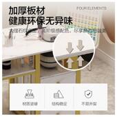 美甲桌双人指甲台桌椅套装 现代美甲台桌子经济型沙龙家具美甲专用