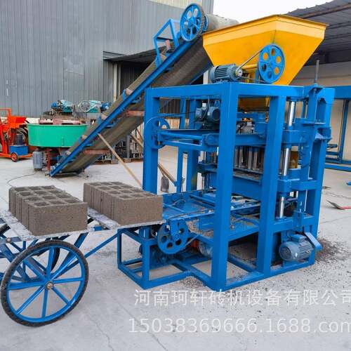 制砖机生产厂家大中小型水泥砖机一机多用可更换模具热销非洲