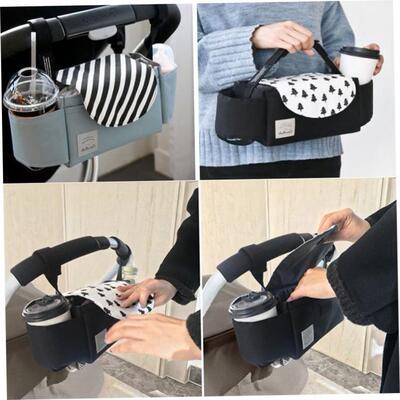 Baby Bottle Holder Buggy Pram Organiser Stroller Cup Mom Bag