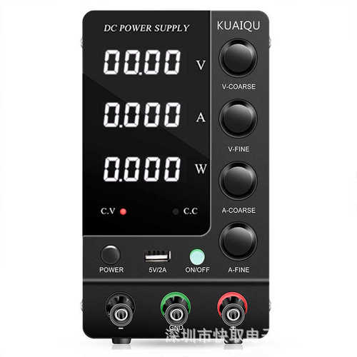可调直流稳压电源带输出开关电源维修电源连续可调30V10A侧显