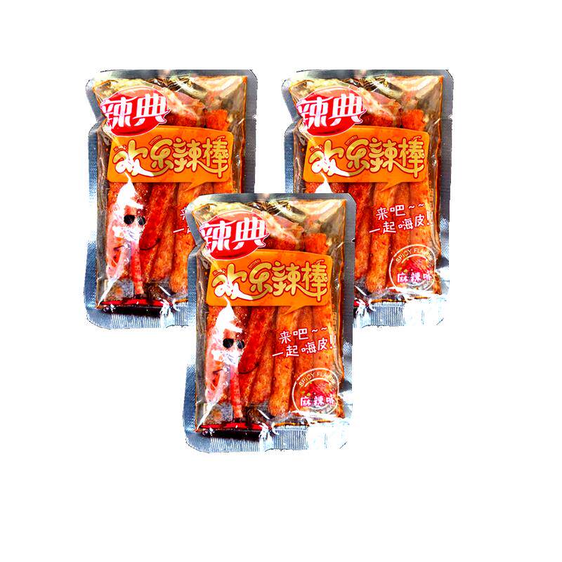 江西特产辣典欢乐辣棒小包装500g辣片休闲网红辣条儿时经典零食