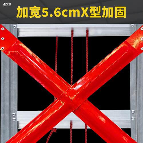 亨豪阁楼爬梯直梯抽拉子加厚子铝合梯梯单面伸缩工程金DYD梯升降