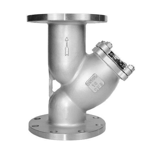 GL41W-16P304不锈钢Y型过滤器50目80/100工业管道法兰过滤器