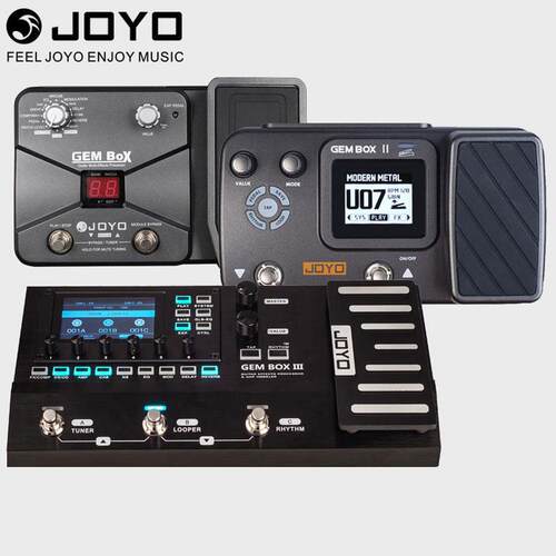 JOYO卓乐吉他效果器GEM BOX II二代表情踏板鼓机电吉他综合效果器