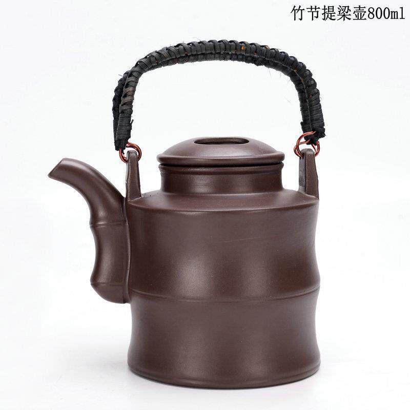 宜兴紫砂壶大容量家用提梁壶大茶壶带过滤内胆泡茶壶紫砂茶具特价
