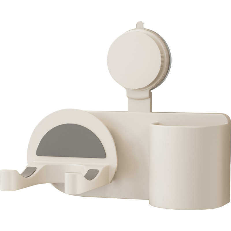 吸盘吹风机置物架免打孔多功能卫生间夹子梳子收纳筒一体吹风机架,家庭/个人清洁工具,吹风机置物架,淘宝优惠券,粉丝福利购,淘宝优惠卷