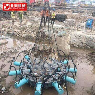 破拆灌注水泥桩头机器 灌注桩液压破桩机价格