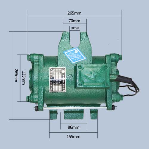 路桥用1.5KW平板震动器 混凝土高频振捣器 ZF75-150附着式振动器
