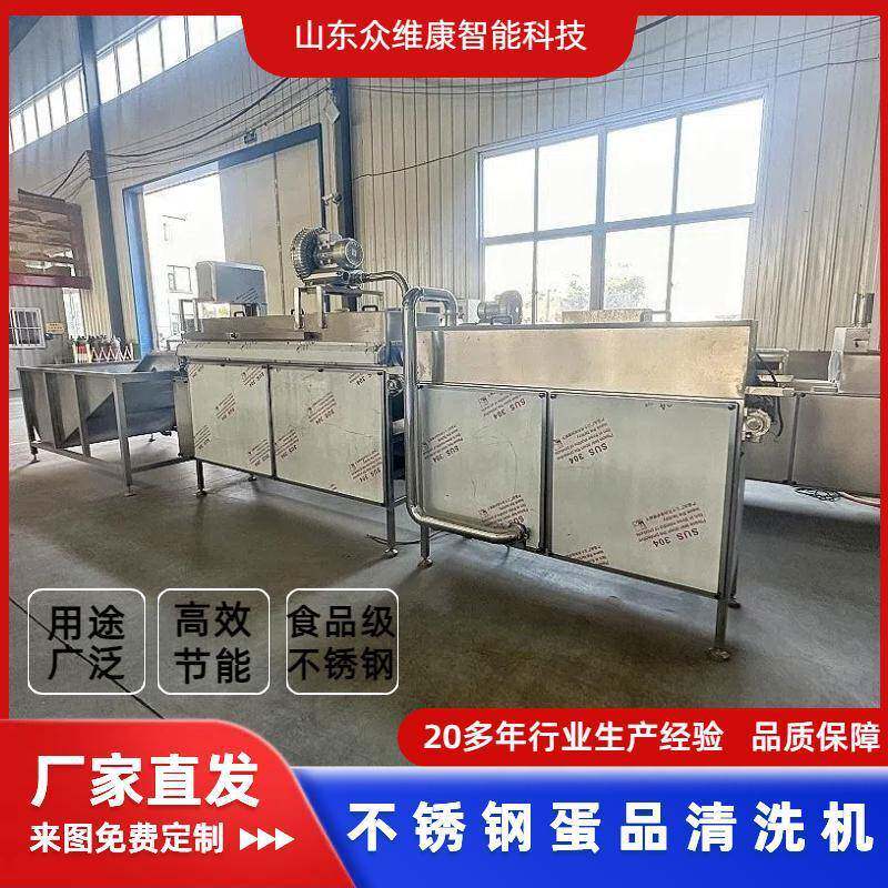 不锈钢高压喷淋洗蛋机全自动蛋类清洗机厂家直供保洁蛋洗蛋设备