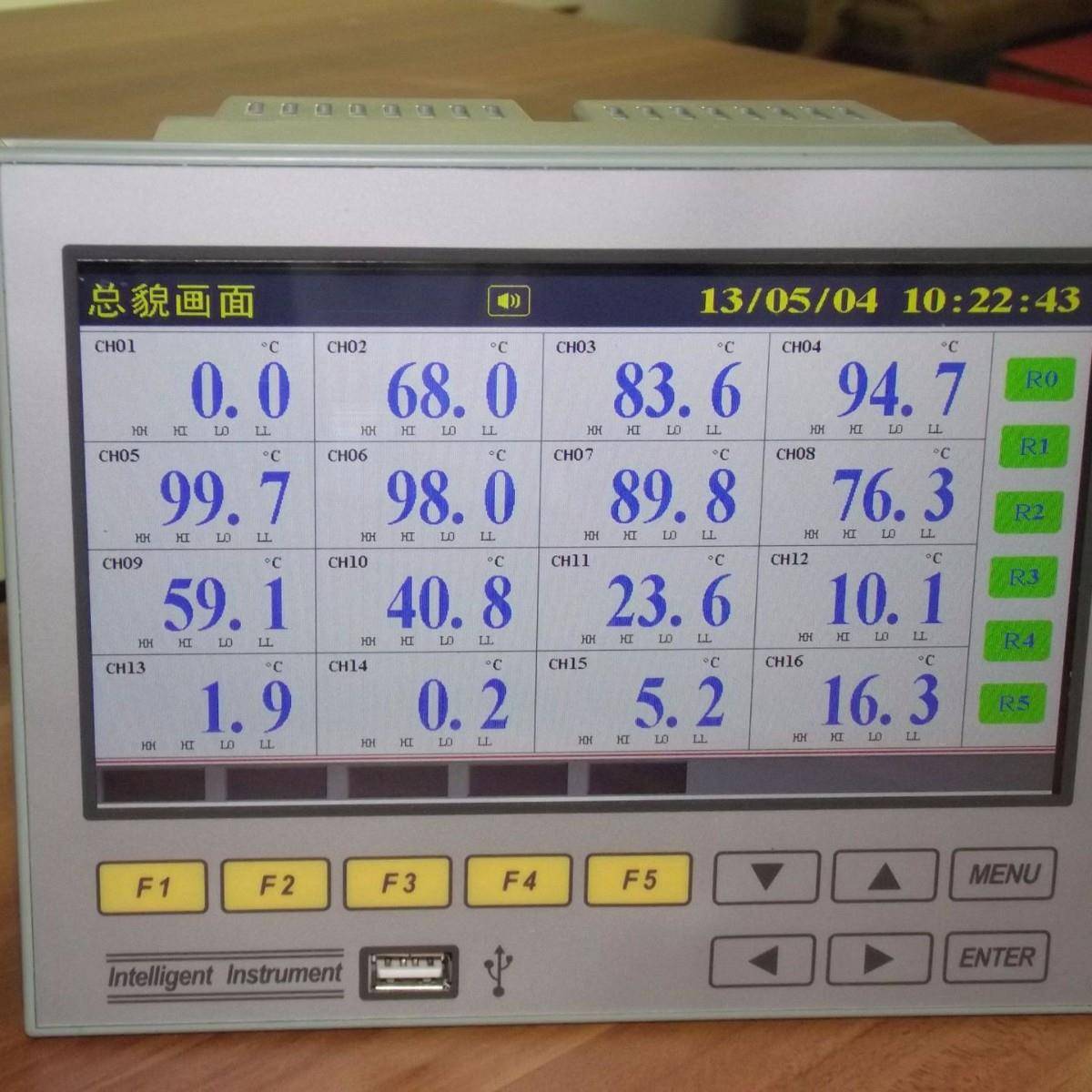 西安新敏电子XM8000系列彩屏无纸记录仪,液晶显示屏