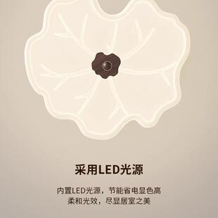 高级感儿童房间护眼灯具 吸顶灯星星创意中古风花朵灯日式 严选