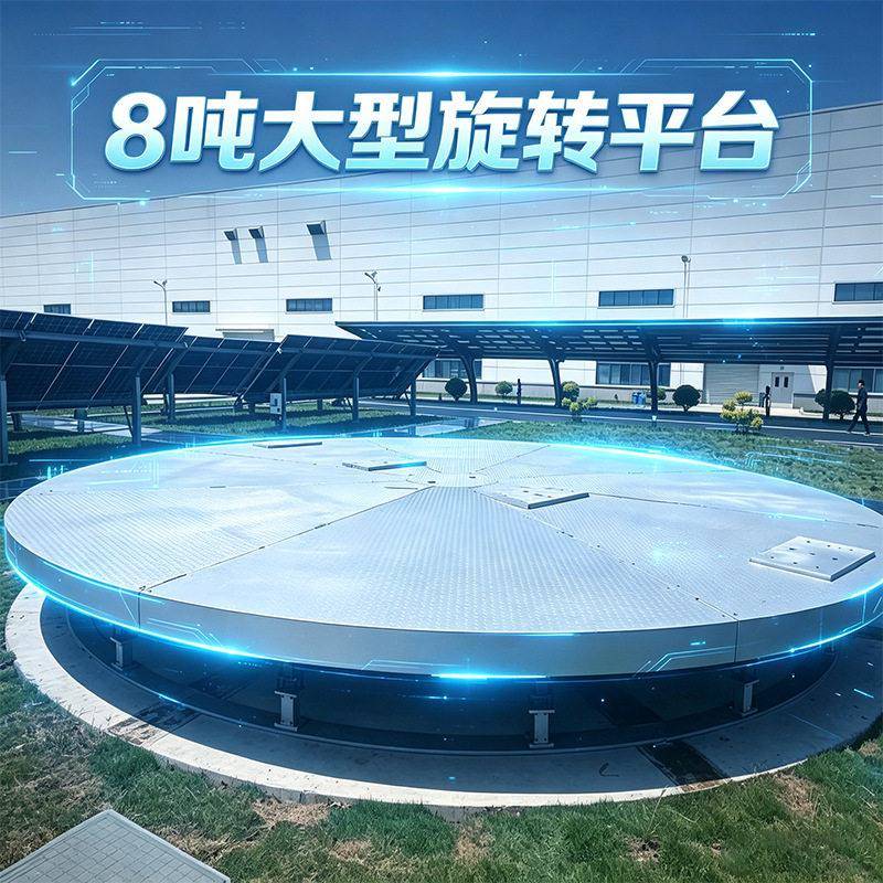 8吨重载电动旋转平台 旋转舞台 汽车掉头转台 圆形回转台
