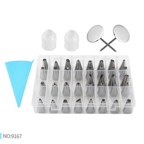 Cake Piping Pastry Bag Nozzle Cream Scrapers Decorating Tool