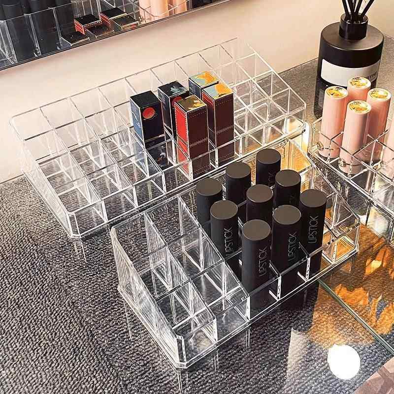 Luxury transparent acrylic organizer for bedroom lipstick st