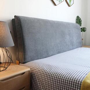 定制斯堪 纳维亚床垫大靠背双层实木床罩榻榻米软垫