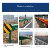 三波防撞隔离防护护栏市政公路农村公路热镀锌钢喷塑波护栏生产厂