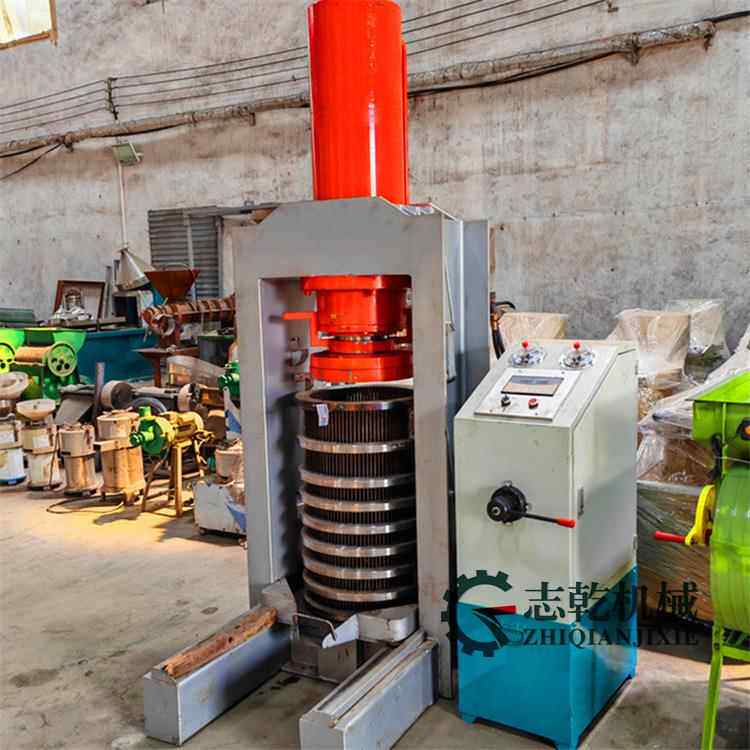山机茶籽冷榨TTU榨油机立式液植物油压榨挤淀压粉油压腻机器