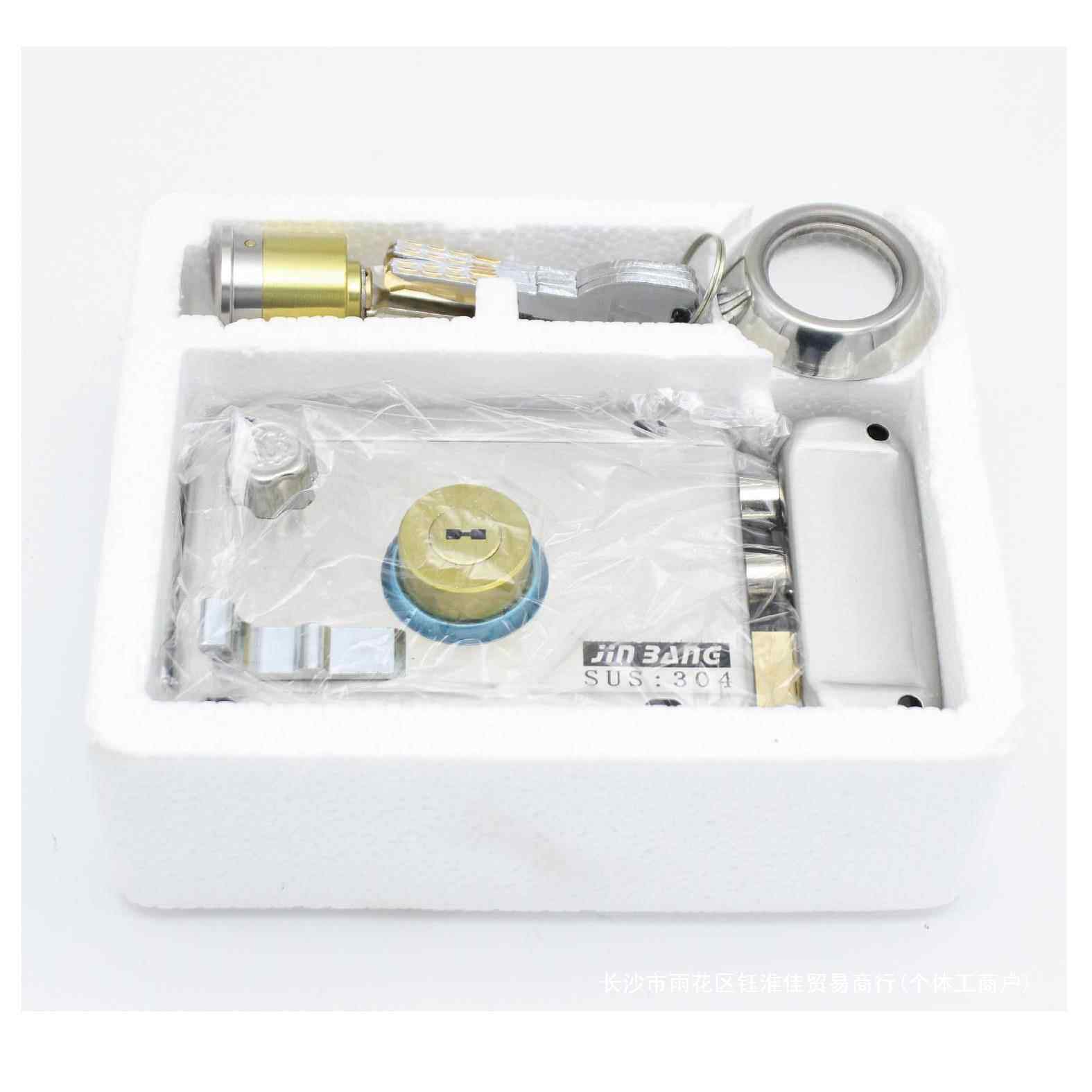 式防盗门锁室外装门锁不锈钢门锁B铁无品牌/门木门室内大老门锁锁