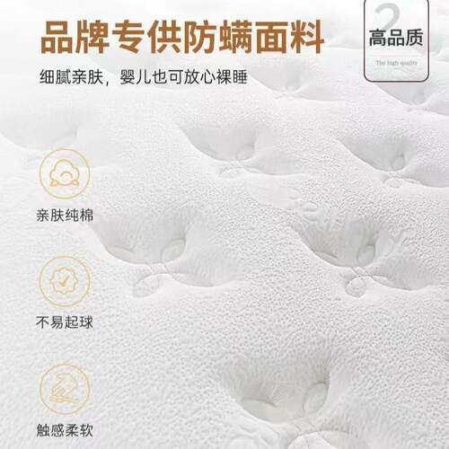 席梦2思188床垫用软硬两用0cm厚双1.8米1.5出租房经济家型弹人簧