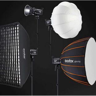 led媒体灯光灯补灯godoxsl60w摄影数字直播间设备影神牛棚太阳灯